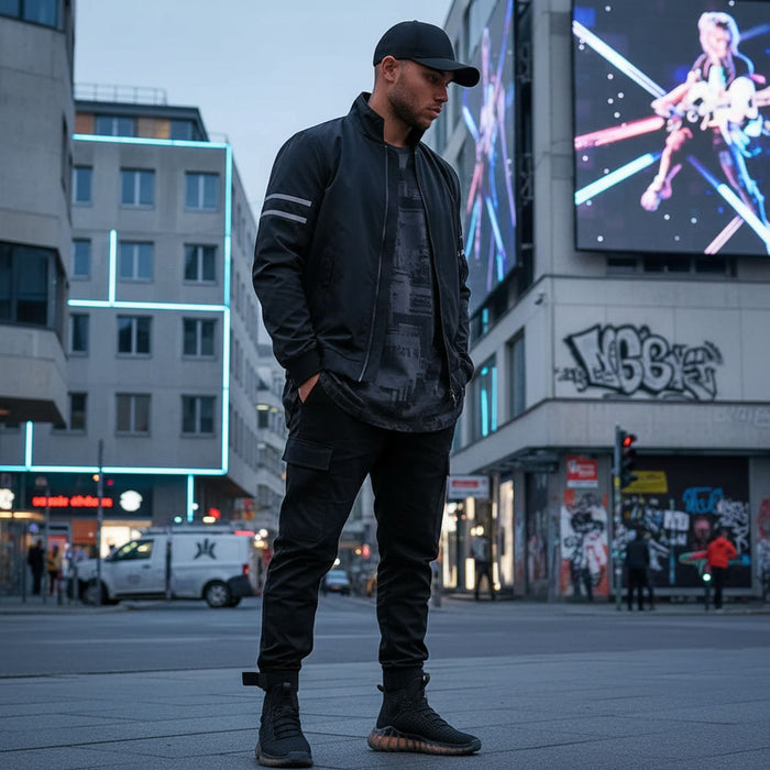 Flexfit Hat Delta Black Adjustable