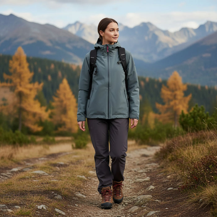 Rain Suit FHM Explorer Green/Grey waterproof 10000 mm