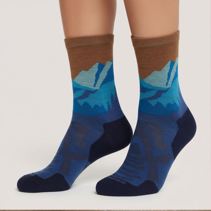 Performance every day hiking merino wool socks mountain