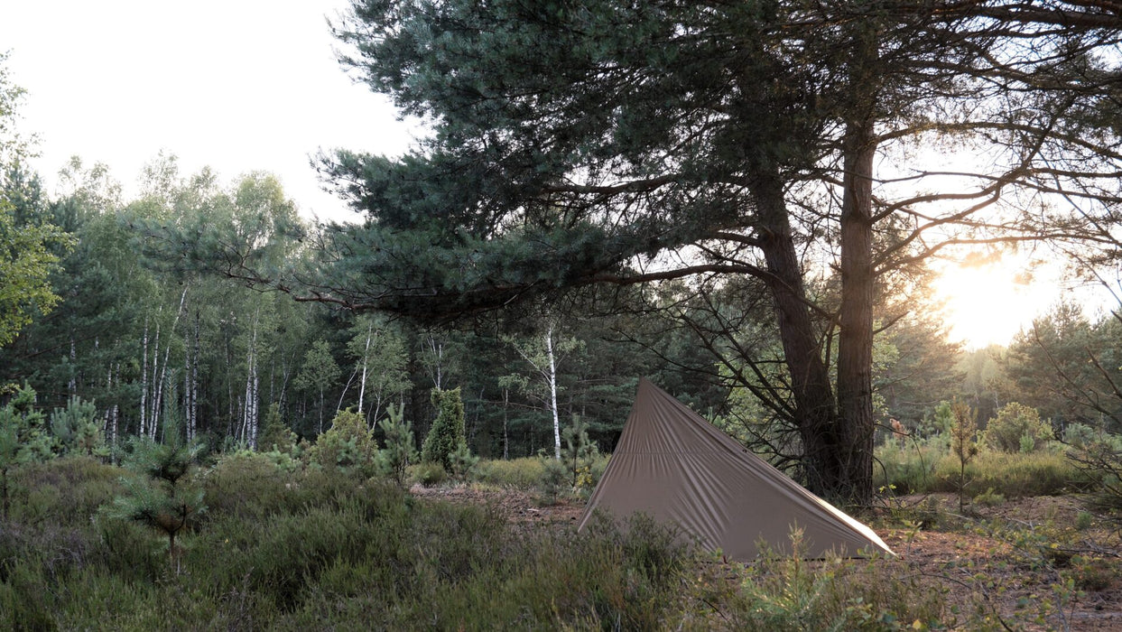 Tarp Ultralight 2×3 m – Bushmen ULTRA Silnylon 20D, 280 g, Dark Olive — Outfish