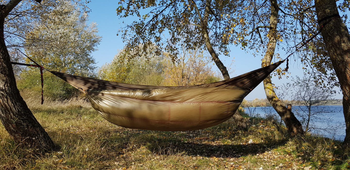Down-filled Hammock Under quilt Bushmen GLOW -12C 800gr