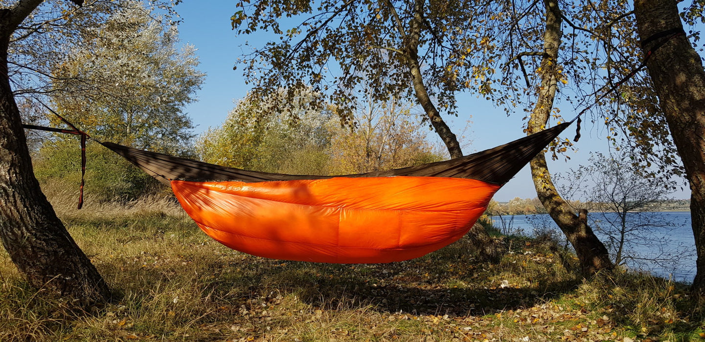 Down-filled Hammock Under quilt Bushmen GLOW -12C 800gr