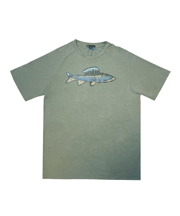 T-shirt printed Outfish Light green