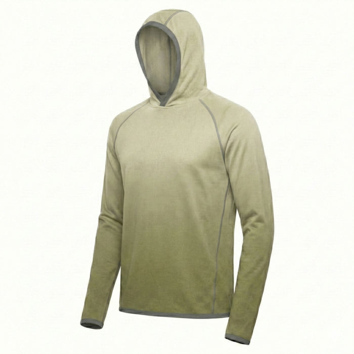 Men’s Sun Hoodie UPF 50+ with Insect Repellent Treatment — Olive Green