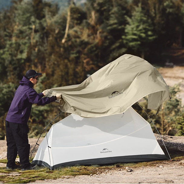 Походная палатка Naturehike Cloud Up Pro 1 одноместная Синий 1.23 kg