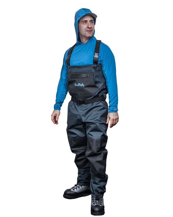 Waders Outfish Ripple in Nightgreen Color