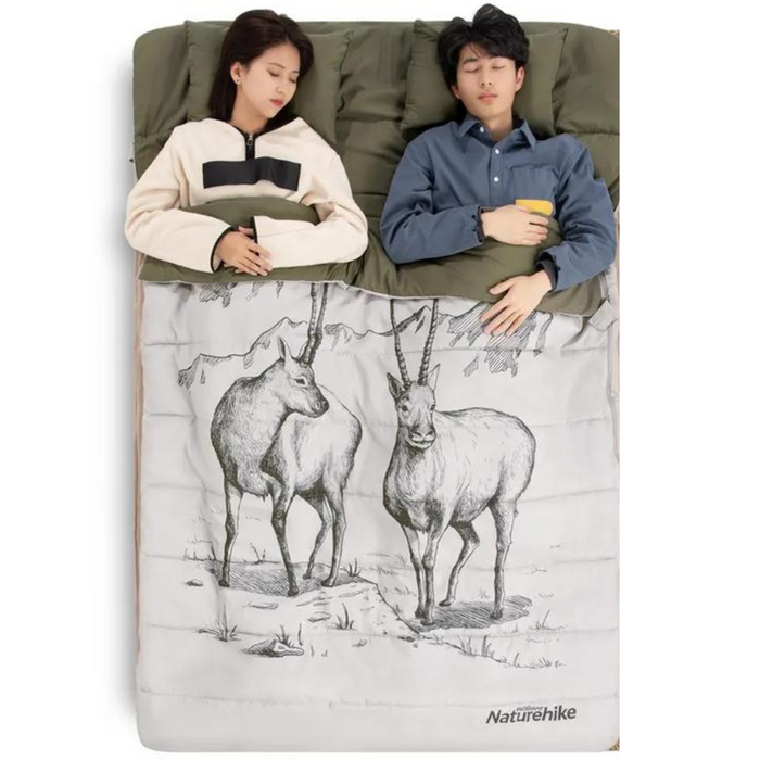 Naturehike Double Sleeping Bag with Pillows Tibetan Antelope