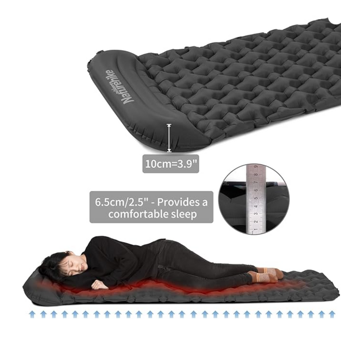Naturehike FC-12 Sleeping Pad with Pillow R Value: 1,5 Weight 470 g