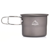 - Widesea Camping Mug 200ml ar pelēku alumīnija korpusu un salokāmu divkāršu rokturi
- Kompakts un ērti uzglabājams krūzes dizains, ideāli piemērots āra aktivitātēm un kempingam
- Saliekams rokturis nodrošina ērtu transportēšanu un uzglabāšanu, viegla un izturīga konstrukcija
- Apakšējais sašaurinātais dizains ļauj vienlaikus uzglabāt vairākas krūzes
- Uzticams alumīnija sakausējums izgatavots, nodrošinot ilgu kalpošanas laiku, Widesea