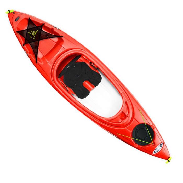 Recreational Kayak Pelican Argo 100x - Outfish