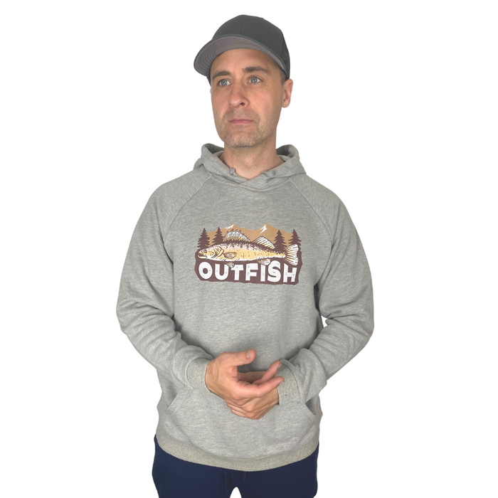 Hoodie Outfish Zander Grey Outfish  Hoodies Outfish