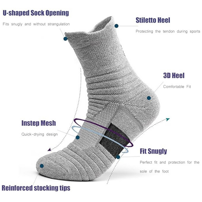 Merino Wool  Hiking socks grey