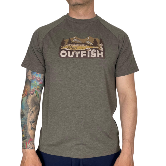 T-Shirt Outfish Zander Brown