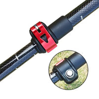 trekinga nūja 3k oglekļa šķiedra, melna, regulējama aizslēga tuvplāns, pārgājieniem un kempingam