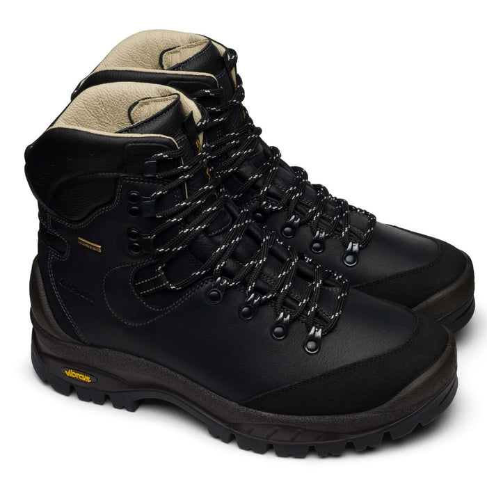 Grisport medību zābaki, melni ādas, ūdensnecaurlaidīgi, ziemas apavi medībām un pārgājieniem Latvijā.