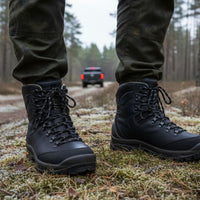 grisport medību zābaki, ādas, ziemas apavi medībām un pārgājieniem Latvijas apstākļiem melni