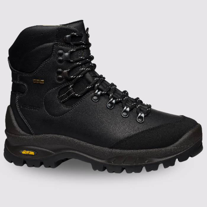 grisport medību zābaks, ādas, vibram zole, melns, ziemas pārgājieniem un medībām latvijas apstākļiem