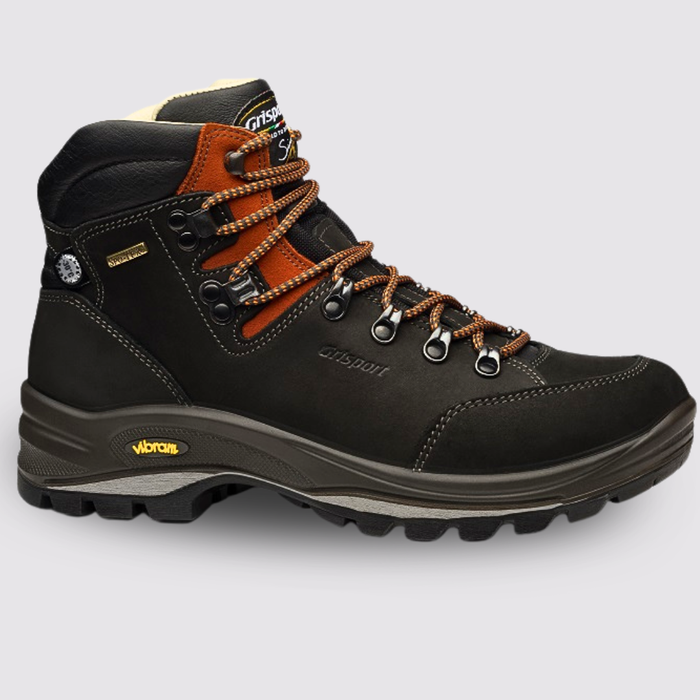 grisport ziemas zābaki, melns nubuks, wintherm membrāna, vibram zole, -30°C, pārgājieniem un ziemai Latvijā