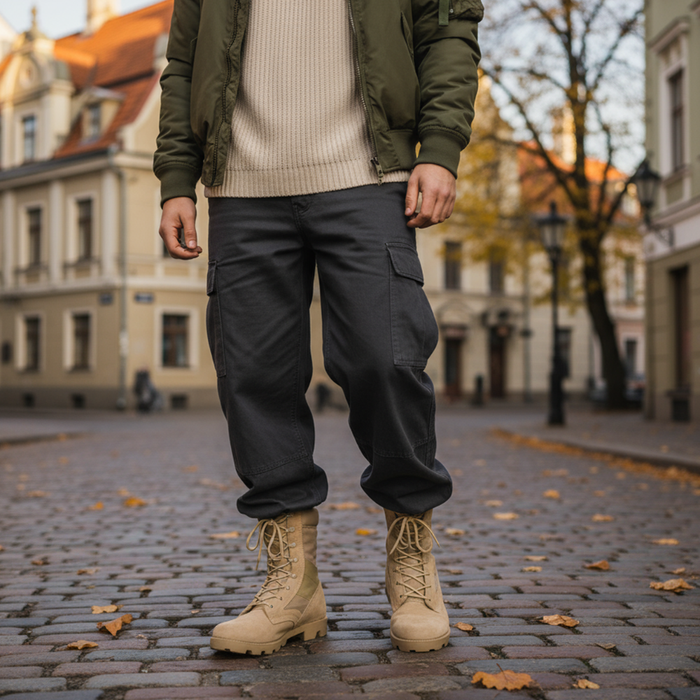 Mil-Tec US Speed Lace Desert Combat Boots khaki