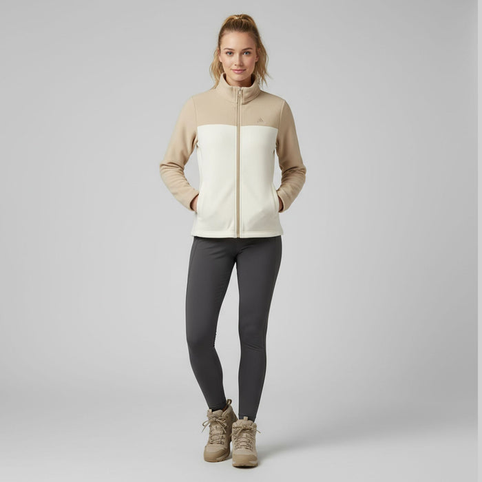 Женская флисовая куртка Humtto бежевого цвета