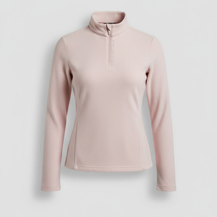 humtto sieviešu flīsa bāzes slāņa krekls ar garām piedurknēm, rozā, silts un ērtīgs, piemērots pārgājieniem un aktīvai atpūtai