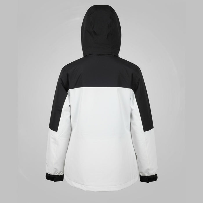 Водонепроницаемая куртка Humtto черно-белая с флисом 2-в-1