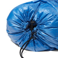 fjord nansen guļammaiss nordkapp 300, viegls dūnu pildījums, cietsavilkšanas aukla tuvplāns