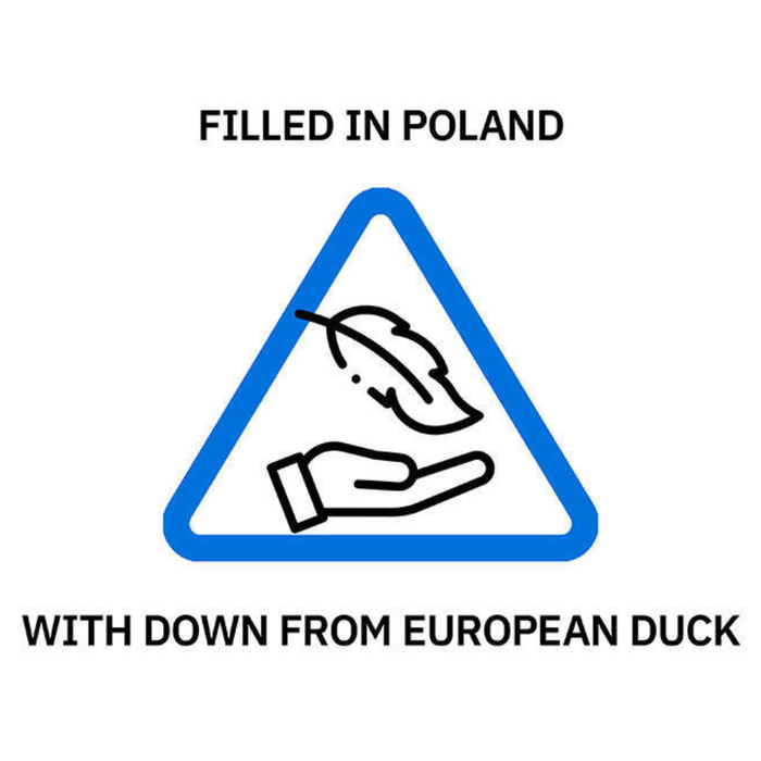 fjord nansen pildījums ar baltu dūnu no polijas pīles, viegls un silts guļammaiss pārgājieniem un kempingam