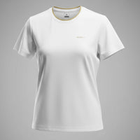humtto sieviešu baltas krāsas ātri žūstoša sporta t-krekls, viegls un elpojošs, piemērots aktīvai atpūtai un pārgājieniem