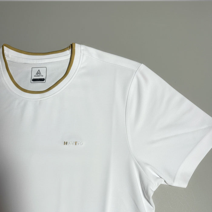 humtto sieviešu t-krekls balts, ātri žūstošs, elpojošs, piemērots aktīvai atpūtai un pārgājieniem vasarā