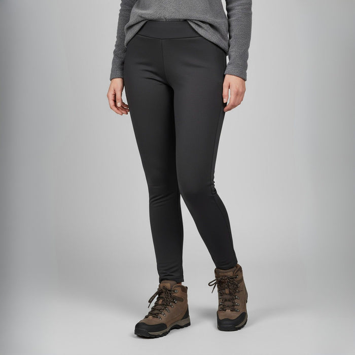 humtto ziemas legingi, melni, siltināti, piemēroti pārgājieniem un aktīvai atpūtai rudenī un ziemā