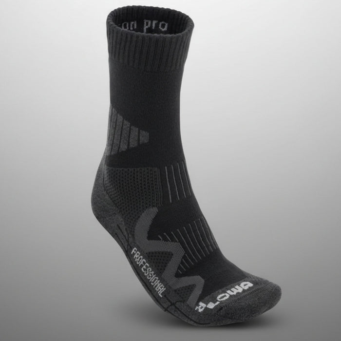 lowa āra zeķes, melnas, 3 sezonu, elpojošas un ērtas pārgājieniem rudenim un ziemai