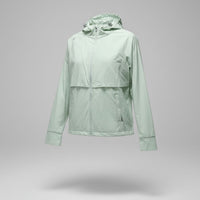 Humtto sieviešu UV aizsargjaka cerulean, viegla, ar rāvējslēdzēju, piemērota pārgājieniem un riteņbraukšanai.