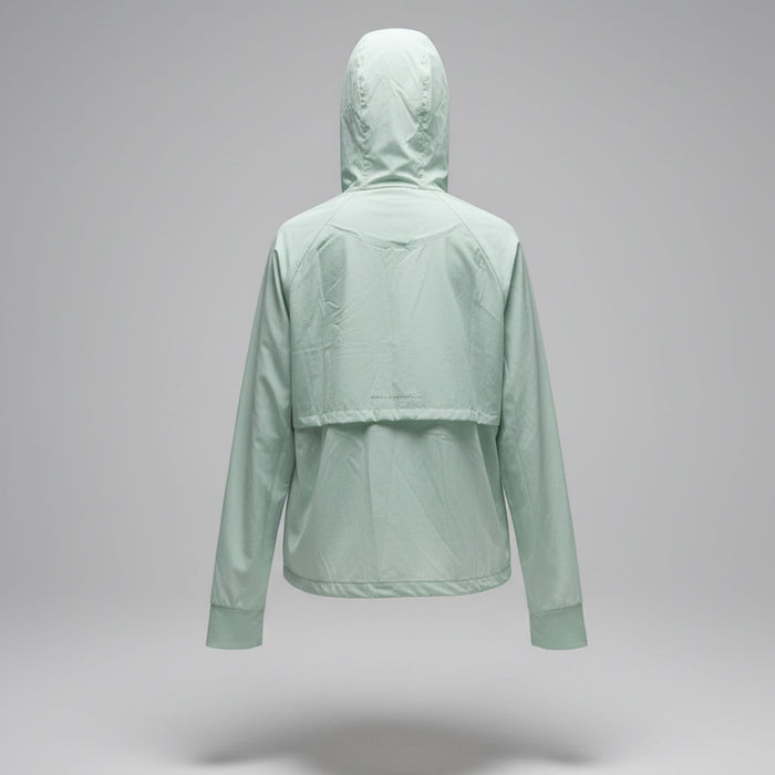 Humtto sieviešu viegla vēja necaurlaidīga jaka, UV aizsardzība, gaiši zaļa, ārai aktivitātēm un pārgājieniem.