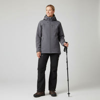 FHM softshell jaka, ūdensnecaurlaidīga, vēja necaurlaidīga, pelēka, pārgājieniem un aktīvai atpūtai ārā.