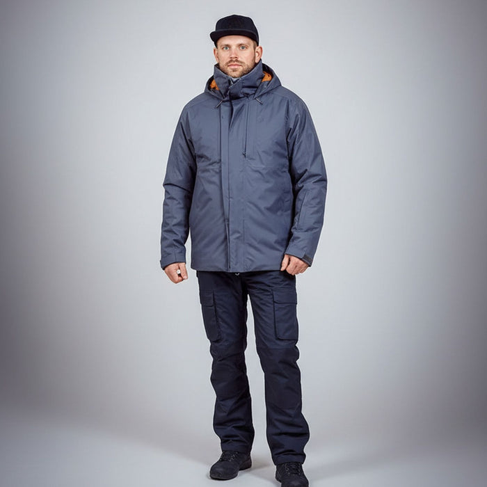 Водонепроницаемая утепленная куртка FHM Mist серая 20000 mm 