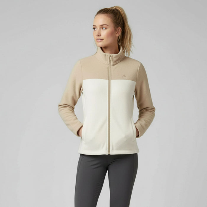 Женская флисовая куртка Humtto бежевого цвета