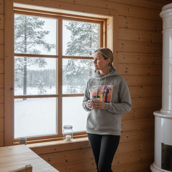 Džemperis ar apdruku Outfish gaiši pelēks