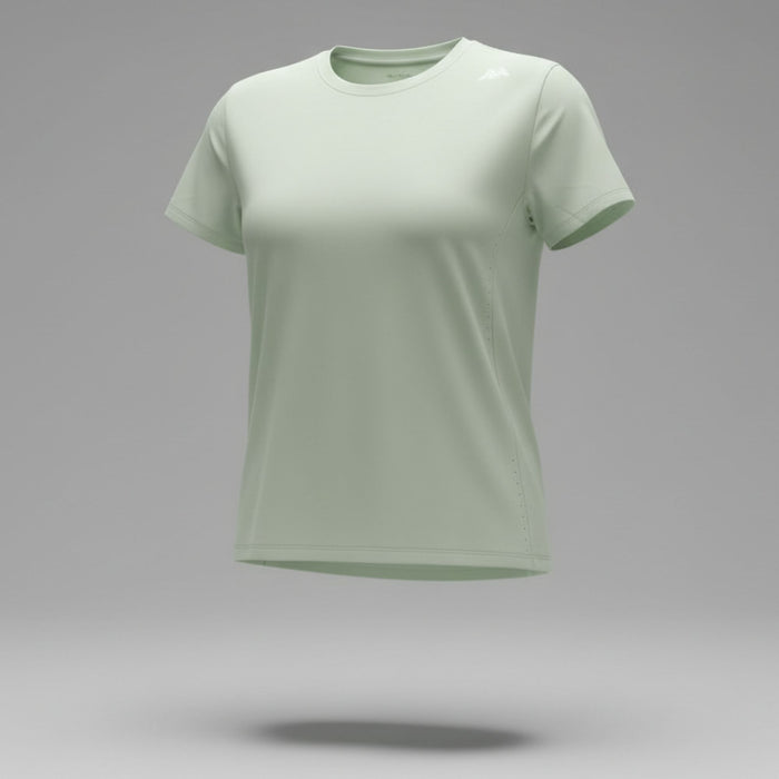 Sieviešu T-krekls Humtto gaiši zaļš elpojošs ar UV aizsardzību