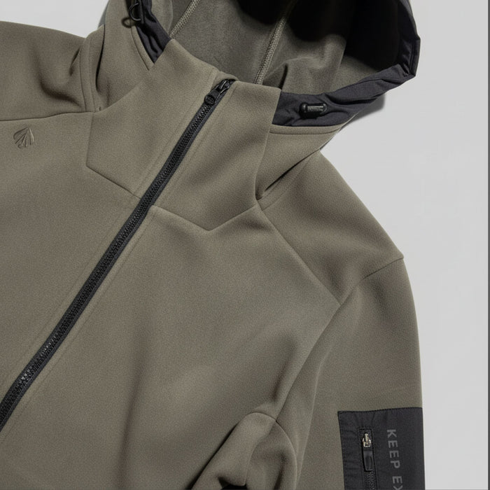 Softshell Куртка Humtto мужская Оливковый с Флисовой Подкладкой water-resistant