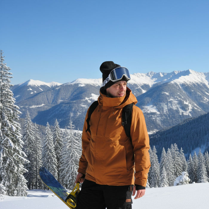 Водонепроницаемая утепленная куртка FHM Mist 20000 mm Коричневая