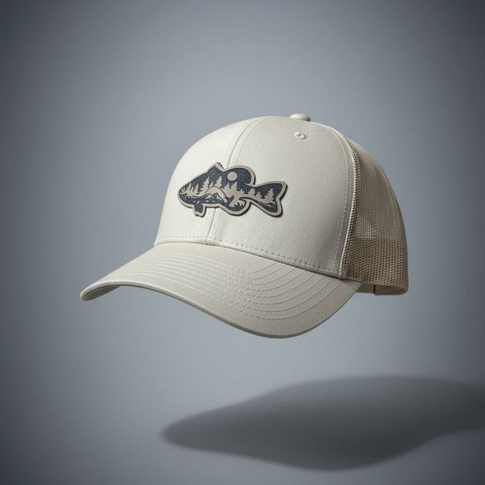 Cap canvas Beige with Perch