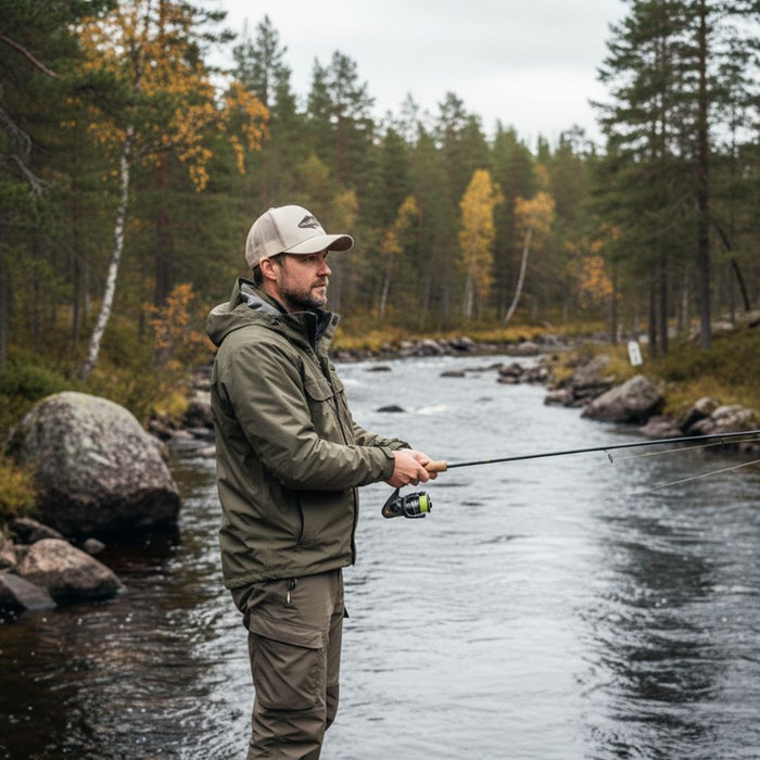 Cap canvas Beige with Perch