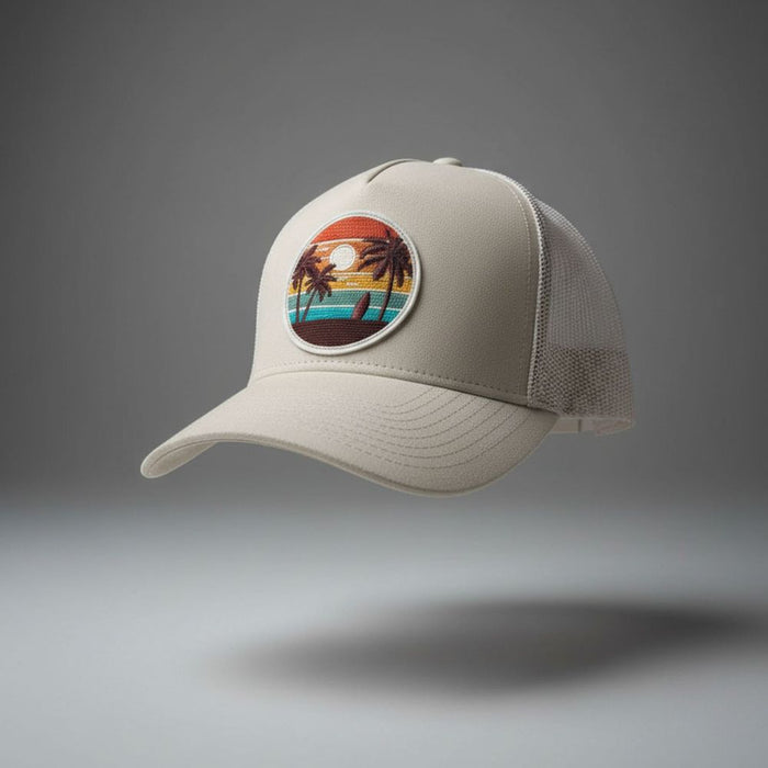 Suede Cap with Summer Patch