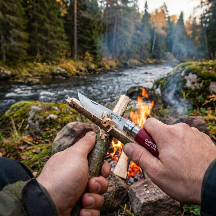 Складной Нож Opinel Colorama 08 бордовый