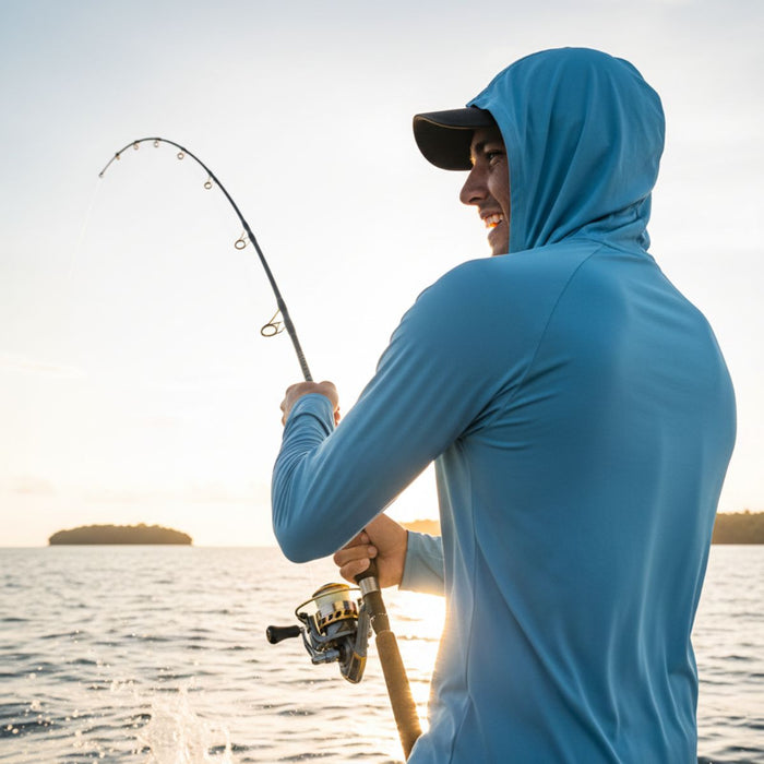 Outfish Insect Shield Krekls ar Aizsardzību pret Odiem un Azsardzība no Saules UPF 50