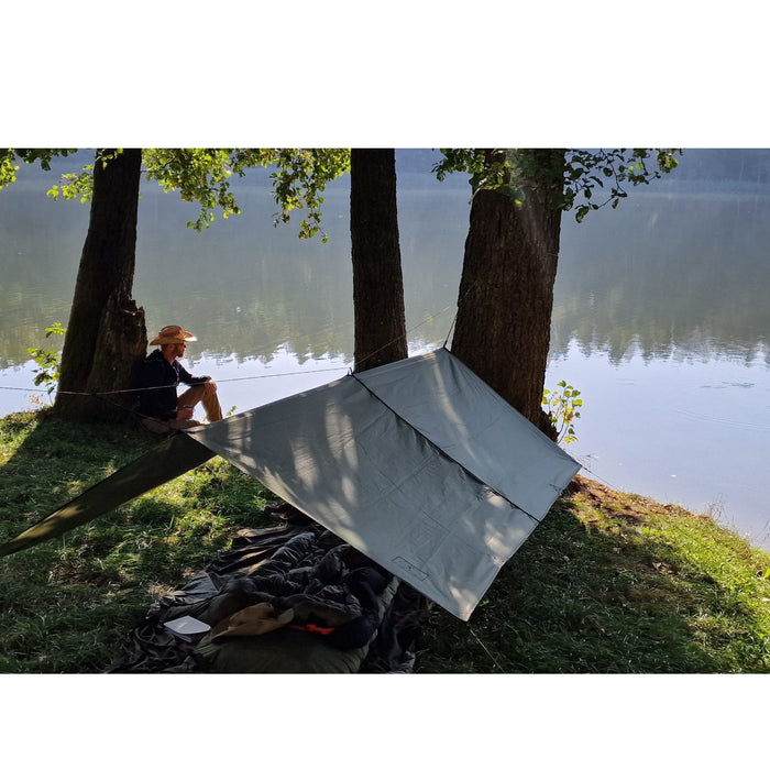 bushmen tarp ultralight 3 x 2 Bushmen EASY Ultralight Hammock Tarp 2×3 green 550g