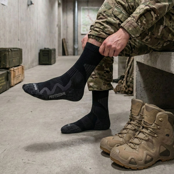 LOWA Socks 3-SEASON PRO - Outdoor socks Black