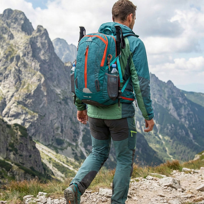 Pārgājienu mugursoma Humtto 38L zila 