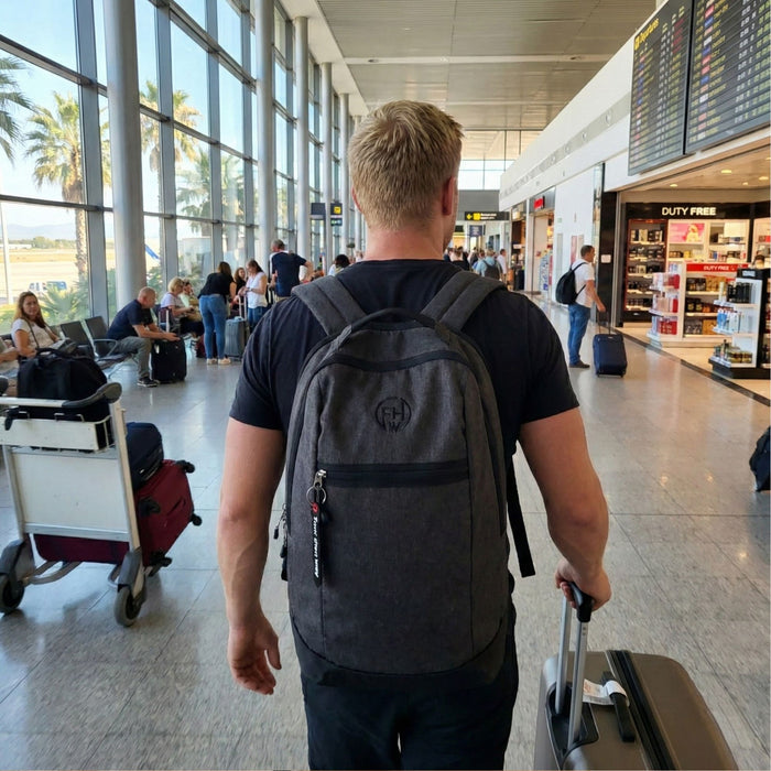 Ryanair mugursoma FHM Urbanite pelēka